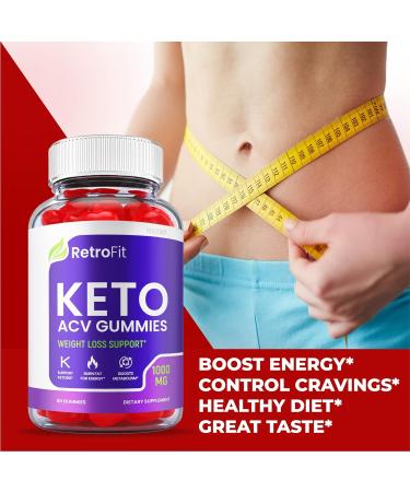 2 Pack Keto Gummies with ACV | Weight Shark Tank Vegan Formula | 1000mg Apple Cider Vinegar B12 Gummy - 120 Gummies - Buy Online on GoSupps.com