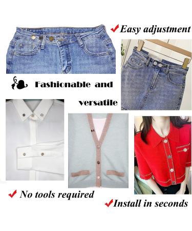 Assorted Instant Buttons Set for Jeans, Shirts, Sweaters - 18-Piece Pack - Buy Online on GoSupps.com