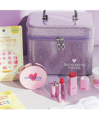 Bongbong Kids Lip Balm | Tinted Natural Lip Gloss for Girls | Plant-Based Makeup for Toddlers - Milky Pink - Buy Online on GoSupps.com