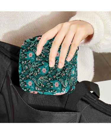 Elephant Green Animal Sanitary Napkin Storage Bag | Portable Menstrual Pad Holder for Women | Multicolored Design | Ideal for Teen Girls & Ladies - Buy Online on GoSupps.com