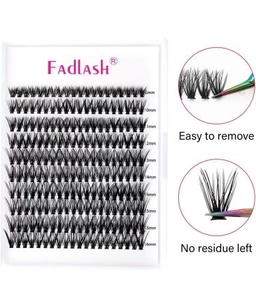 Individual Cluster Lashes Extensions 40C 0.07 D Curl Mixed Trays 200Pcs - DIY Eyelash Extensions at Home - Buy Online on GoSupps.com