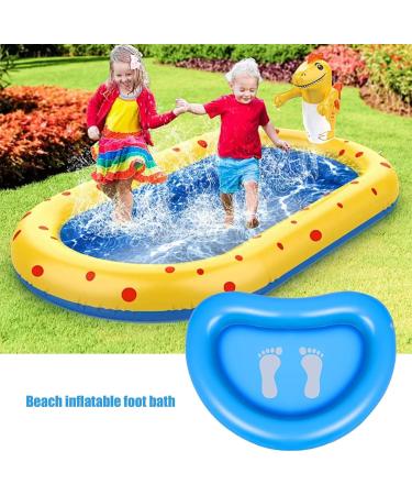 Inflatable Foot Bath Inflatable Foot Bath Foldable Pool Foot Bath Reusable User-friendly Foot Bath Portable Sink Inflatable Foot Pool Pool Accessories blue - Buy Online on GoSupps.com