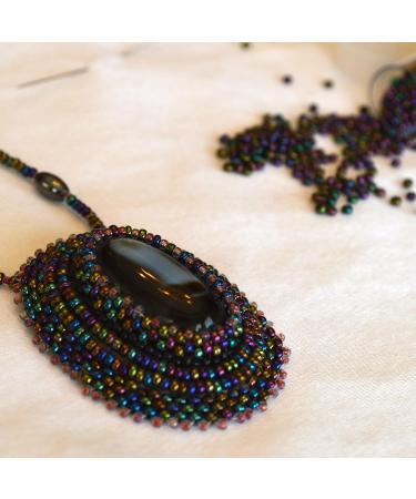 Lacy's Stiff Stuff Beading Foundation - 4.25 x 5.5 inches - Black Fabric - 6 Sheets - Made in USA - Ideal for Bead & Stitch Embroidery - Buy Online on GoSupps.com