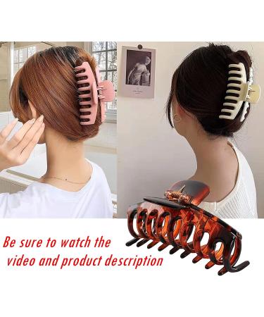 121 Pcs Variety Hair Clip Set | Big Claw Clips for Thick Long Hair | Non-slip Barrettes & Jaw Clips | No Bend Curl Pin Clips | Colorful Hair Accessories for Women - Buy Online on GoSupps.com