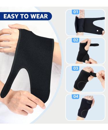 HiRui Wrist Brace with Splint for Carpal Tunnel Relief - Adjustable Support for Men & Women Day & Night Pain Relief Left Hand One Size - Buy Online on GoSupps.com