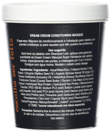 Linha Dream Cream Lola - Super Hydrating Masque 450g | Deep Conditioning Hair Treatment - Dream Cream Collection - Buy Online on GoSupps.com
