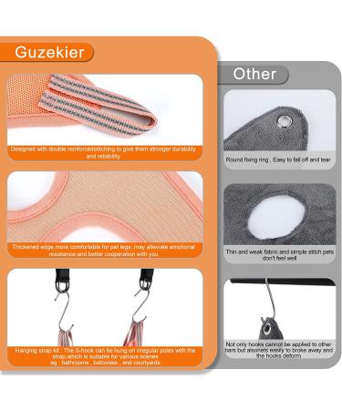 Pink Pet Grooming Hammock Kit for Cats & Dogs with Nail Clippers, Comb & File - Adjustable Harness for Bathing & Washing - Buy Online on GoSupps.com