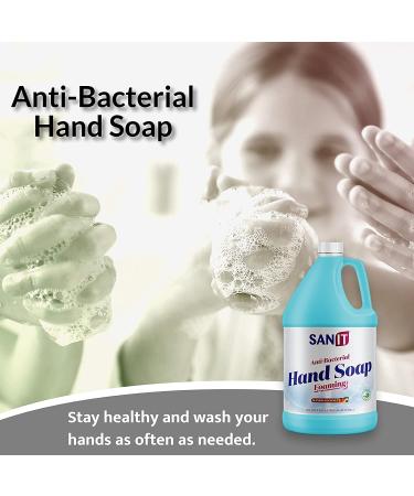 Sanitأ‚ Antibacterial Foaming Hand Soap Refill with Aloe Vera - All-Natural, Moisturizing, 1 Gallon Mango Coconut - Made in USA - Buy Online on GoSupps.com