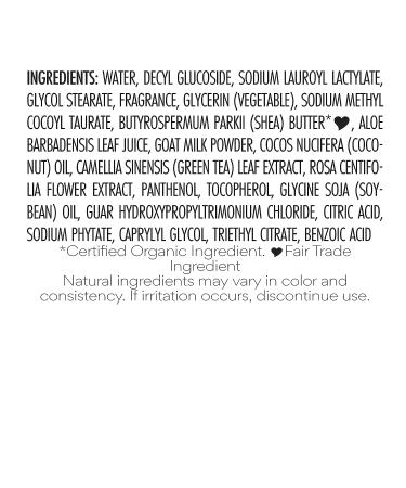 Nubian Heritage Goats Milk and Chai Body Wash 13 oz - Soothing & Hydrating Formula with Fair Trade Shea Butter - Buy Online on GoSupps.com