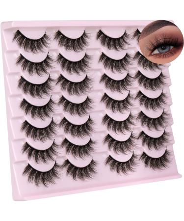 14 Pairs Wispy Lashes Fluffy Eye Lashes Natural Look 5D Volume 16mm Fake Eyelashes Pack by TNFVLONEINS B01 - Buy Online on GoSupps.com