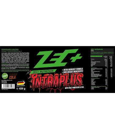 ZEC+ Nutrition Intraplus Workout Drink - Cola 620g | High-Dose EAAs & BCAAs for Fitness & Bodybuilding - International Shipping Available! - Buy Online on GoSupps.com