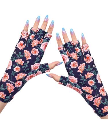 MelodySusie UV Glove for Gel Nail Lamp  Professional UPF50+ UV Protection Gloves for Manicures Pastel Rose - Buy Online on GoSupps.com
