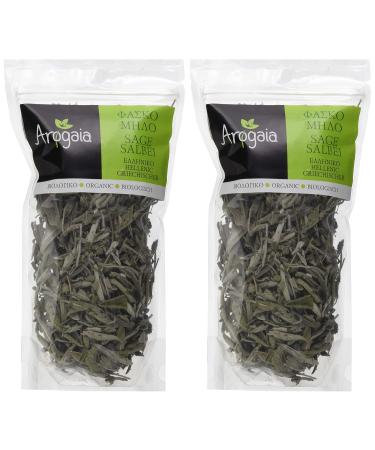 Arogaia Greek Organic Sage Refill Bag - Pack of 2 (2 x 40g) | Premium International Shipping - Buy Online on GoSupps.com