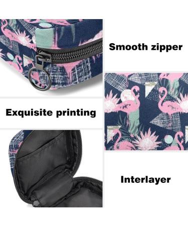 Flamingo Menstrual Pad Storage Bag - Portable, Multicolored Sanitary Napkin Holder for Women and Teen Girls - Pack of 18 - Buy Online on GoSupps.com