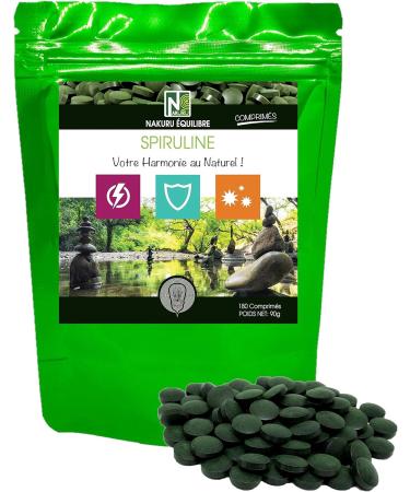 "Hair" Pack NAKURU | Brewer's Yeast 90 cps | Spirulina 180cps | Marine Magnesium 90cps | Analyzed and Packaged in France | Strengthen your Hair Naturally! - Buy Online on GoSupps.com