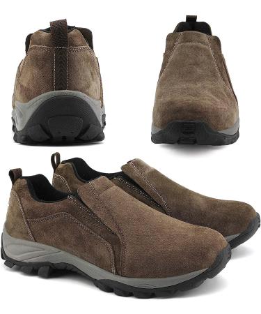 NORTIV 8 Men's Slip On Loafer Walking Shoes - Size 11, Khaki - Buy Online on GoSupps.com