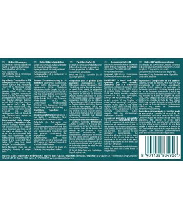 Himalaya Herbals Koflet-H Ginger Lozenges with Honey & Essential Oils - 12ct - Buy Online on GoSupps.com