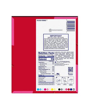 TWIZZLERS PULL 'N' PEEL Cherry Chewy Candy 4.2 oz King Size Bag (Pack of 15) - Low Fat Option - Buy Online on GoSupps.com