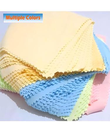 100pcs Microfiber Glasses Cleaning Cloth - Washable & Reusable Eyeglass Lens Cleaner for Sunglasses Cameras & Screens | International Shipping Available - Buy Online on GoSupps.com