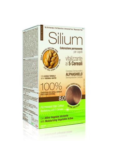 Silium Silium Permanent Hair Color Natural Light Blonde 8.0-187 g