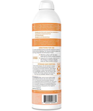 Seventh Generation Disinfectant Spray - Fresh Citrus & Thyme Scent - 13.9 Ounce (Pack of 4) - Buy Online on GoSupps.com