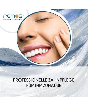 REMOS Tooth Discoloration Eraser & Plaque Remover Set - Stainless Steel Dental Mirror for Whiter Teeth - Buy Online on GoSupps.com