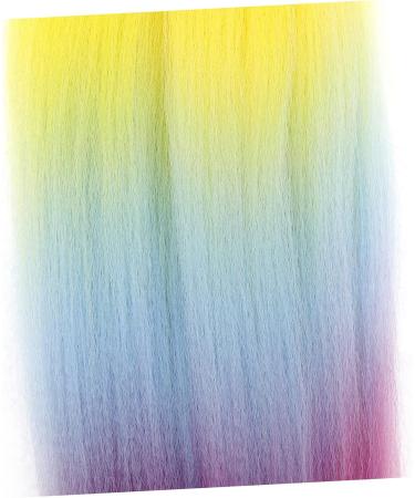 Didiseaon Dreadlocks Wig Wigs Colored Rainbow Hair Extensions Fake Hair Braiding Hair Pre Stretched Hair for Braids Braiding Wig Chemical Fiber High Temperature Yarn To Stretch - Buy Online on GoSupps.com