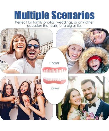 Plotage Artificial Teeth - White Cosmetic Prosthesis Stickers | Temporary Teeth Filling Set for Men & Women - Buy Online on GoSupps.com