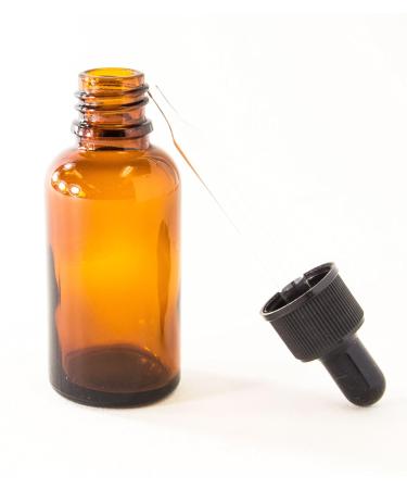 1oz Amber Glass Bottles for Essential Oils with Glass Eye Droppers - Set of 6 - Perfect for DIY Remedies | International Shipping Available - Buy Online on GoSupps.com