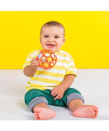 Oball Rattle Red - Flexible Easy-to-Grip Toy for All Ages | International Shipping Available - Buy Online on GoSupps.com