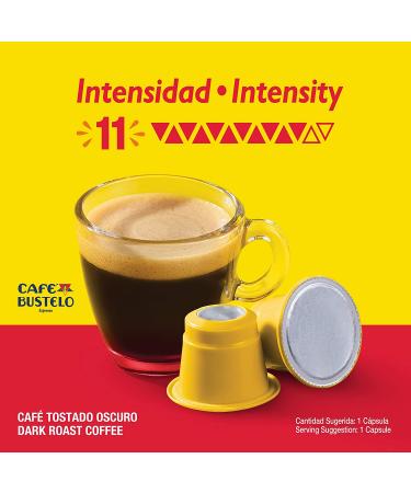 Buy Cafe Bustelo Espresso Dark Roast Coffee - 10 Capsules (0.17 oz Each) | Rich Flavor & Aroma - Buy Online on GoSupps.com