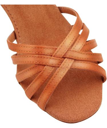 Buy S.Lemon Latin Dance Shoes for Girls & Women - 3.5cm 5cm 7cm Heel - Beige 40 EU - Ideal for Ballroom & Salsa Practice - International Shipping Available - Buy Online on GoSupps.com