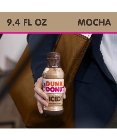 Dunkin Donuts Iced Coffee Mocha 9.4 Fl Oz (Pack of 4) - Refreshing Beverage for Coffee Lovers - Buy Online on GoSupps.com