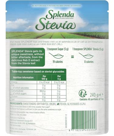Splenda Stevia No Calorie Sweetener For Baking - 240G (Pack of 2) - Buy Online on GoSupps.com