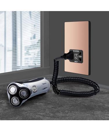 Buy BG Evolve Shaver Socket - Polished Copper & Black 115/240V | International Shipping Available - Buy Online on GoSupps.com