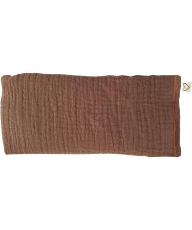 Organic Flax Seed Eye Pillow - Unscented, 4 x 8.5 - Soft Cotton - Soothing & Relaxing - Multi-color Options - Buy Online on GoSupps.com