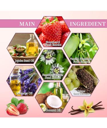  G n rique Strawberry and Vanilla Aftershave Oil - Ingrown Hair Prevention Treatment - Soothing Moisturizer for Adult Skin - Post-Hair Removal Care (90ml) - Buy Online on GoSupps.com