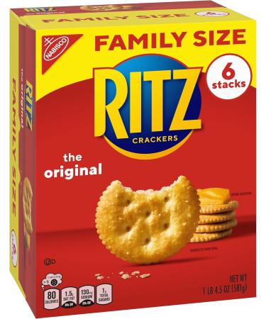 Ritz Crackers Original - Family Size - 20.6oz / 583 g - Buy Online on GoSupps.com