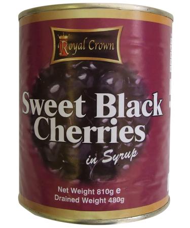 Royal Crown Black Cherries Pitted - 1x810gr - Buy Online on GoSupps.com