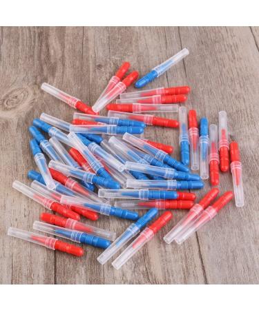 NUOLUX 2.5mm Interdental Brush Cleaners - 50 Pack Toothpick Between Teeth Brush Kit - Buy Online on GoSupps.com