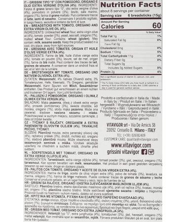 Vitavigor Pizza Breadsticks 125 Grams 12 Pack - Buy Online on GoSupps.com