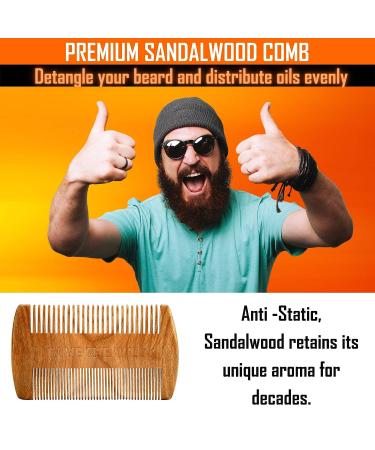 Tame the Wild Premium Beard Grooming Kit for Men - Natural Beard Growth Kit with Beard Wash, Brush, Comb, Balm, and Oil - Gift Set - Buy Online on GoSupps.com