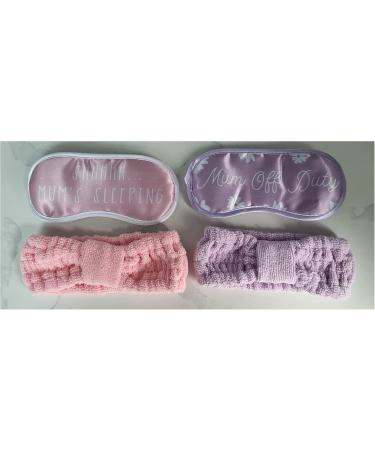 Mum Eye Mask & Head Band Pamper Mothers Day Hair Sleep Gift Blindfold Travel Nap - Buy Online on GoSupps.com