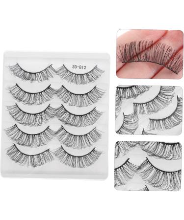 POPETPOP 5 Pairs eyelashes eyelashes slim extend eye lashes bar 5d False Eyelashes Russia supplies eyelash fake eyelash for women fake lashes fluffy Miss curly girl - Buy Online on GoSupps.com