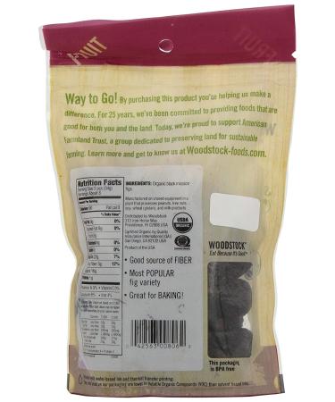 Woodstock Farms Black Mission Dried Figs 10 oz - Premium Quality Figs - Buy Online on GoSupps.com