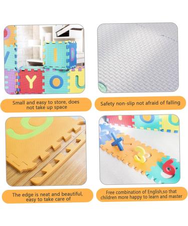 Buy Foam Mats for Kids - Interlocking Alphabet & Numbers Mat | 36 Tiles | Perfect Baby Play Mat for Toddlers & Exercise - Buy Online on GoSupps.com