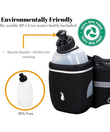 MyMAIZBody Running Belt with Water Bottle  Carry Bag and Running 101 E-Book  Running Phone Holder for Women and Men  Water Resistant and Non Bouncing  Perfect for Running  Cycling and Walking - Buy Online on GoSupps.com