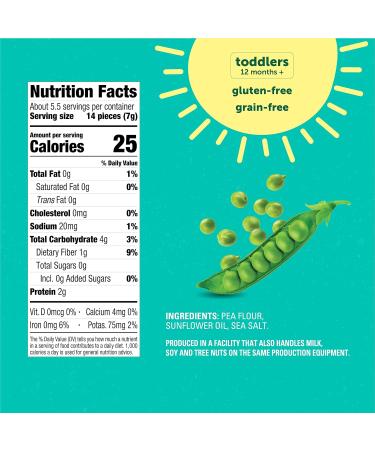 Beech-Nut Toddler Original Crispeas Baked Pea Puffs 1.4 oz Bag (7 Pack) - Buy Online on GoSupps.com