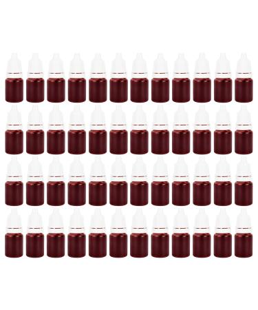 Set of 48 Halloween Fake Blood Capsules! 240ml (Over 8 Ounces!) of Halloween Costume Fake Blood for Wearing and Decoration! (8)