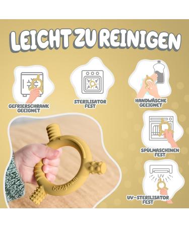 Buy Baby Nom Bite Ring - BPA-Free Cooling Dental Aid & Gripping Toy for Teething Babies - Buy Online on GoSupps.com